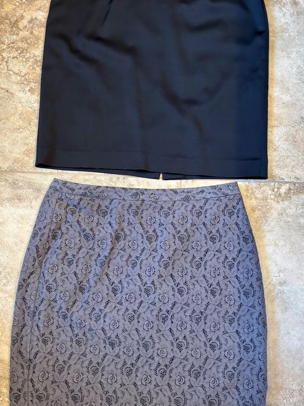 Jacob Black and Gray Pencil Skirts